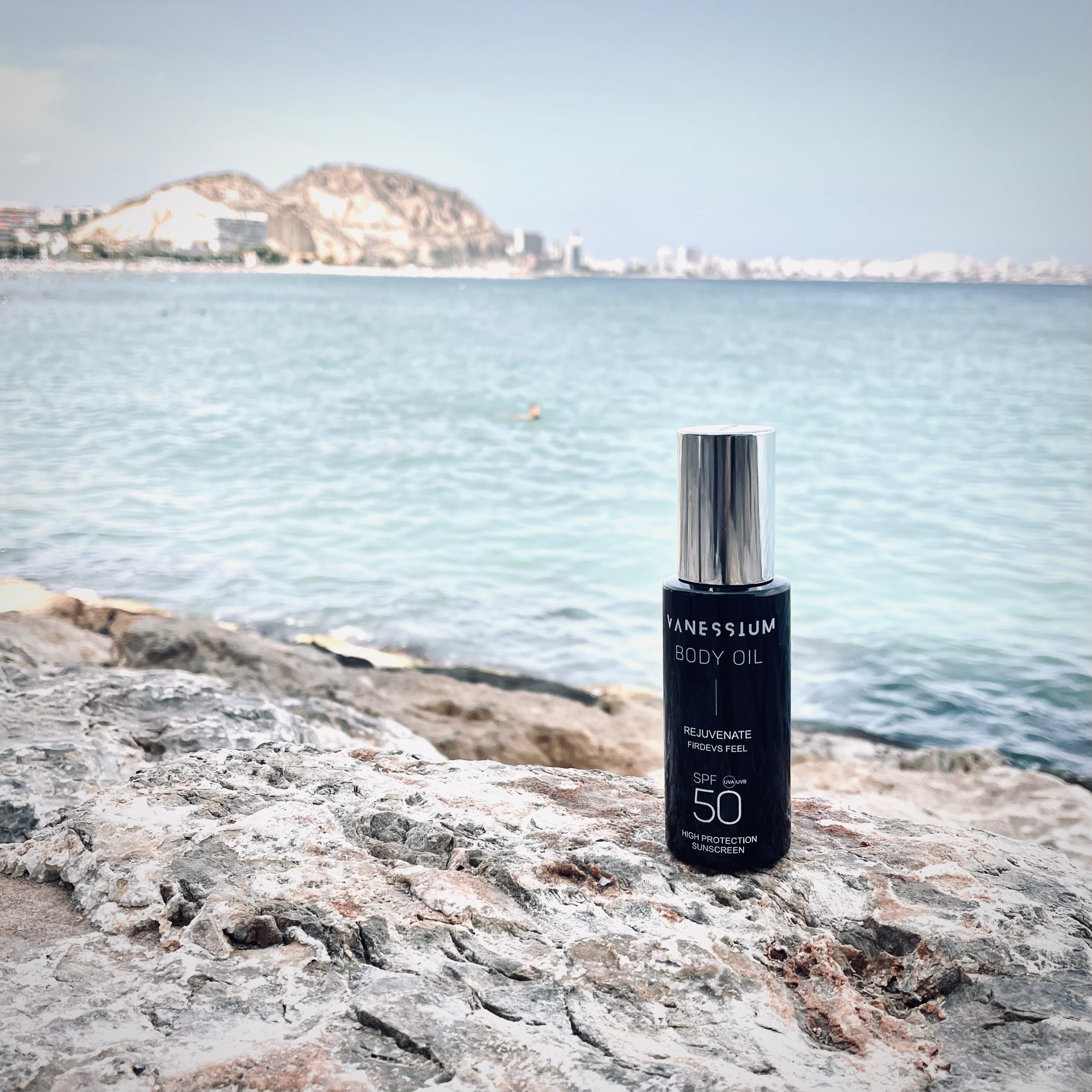 Huile corporelle SPF50