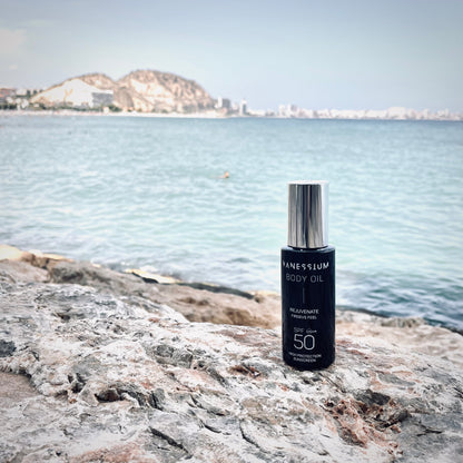 Huile corporelle SPF50